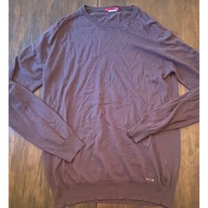 PRADA Crewneck Sweater Chocolate Brown Men's Size‎ 54